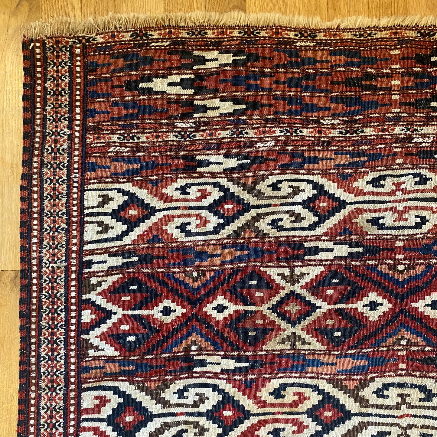 Vintage Rug, 3' 6 x 6' 9 Kilim