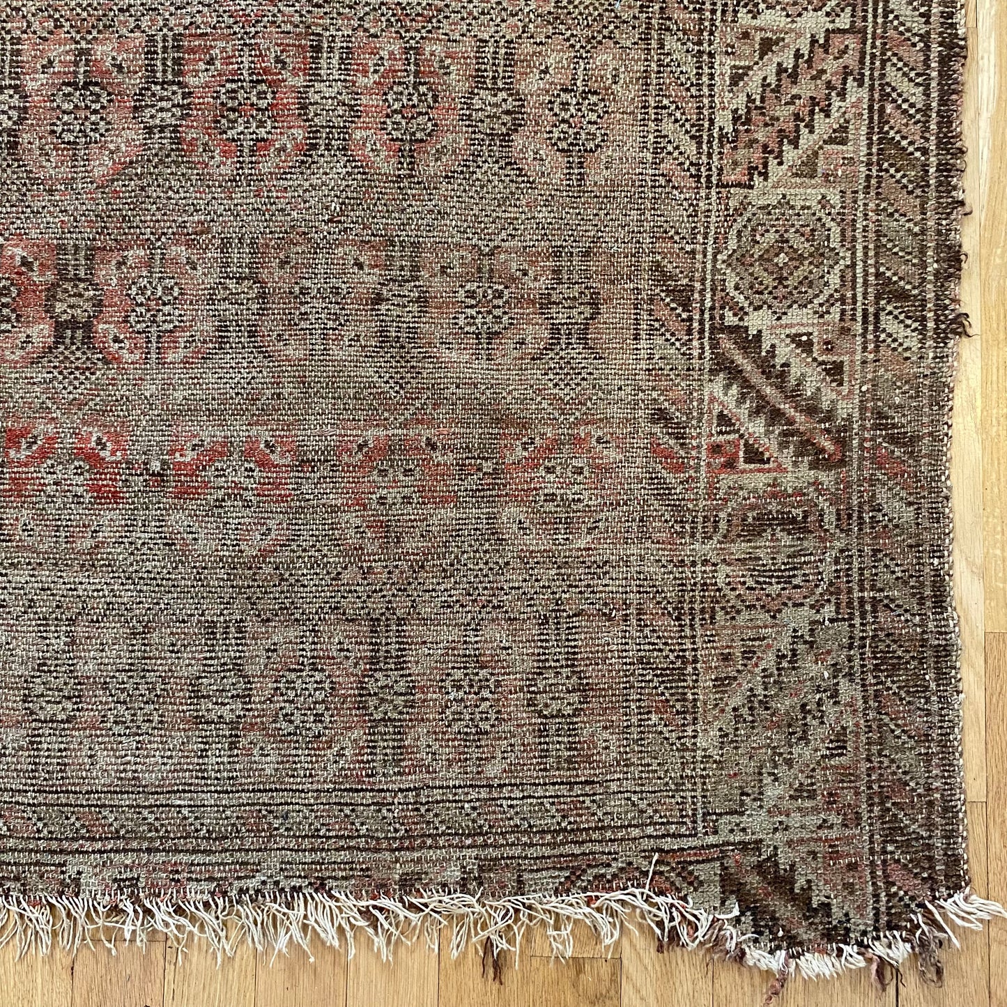 Persian Malayer, 3' 5 x 5' 8 Brown Vintage