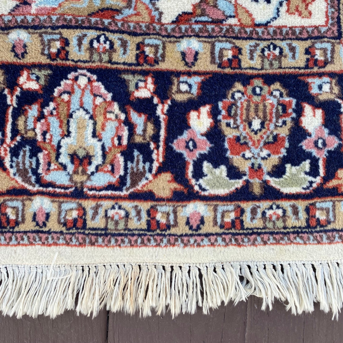 Vintage Rug, 4' 1 x 7' 6 Cream