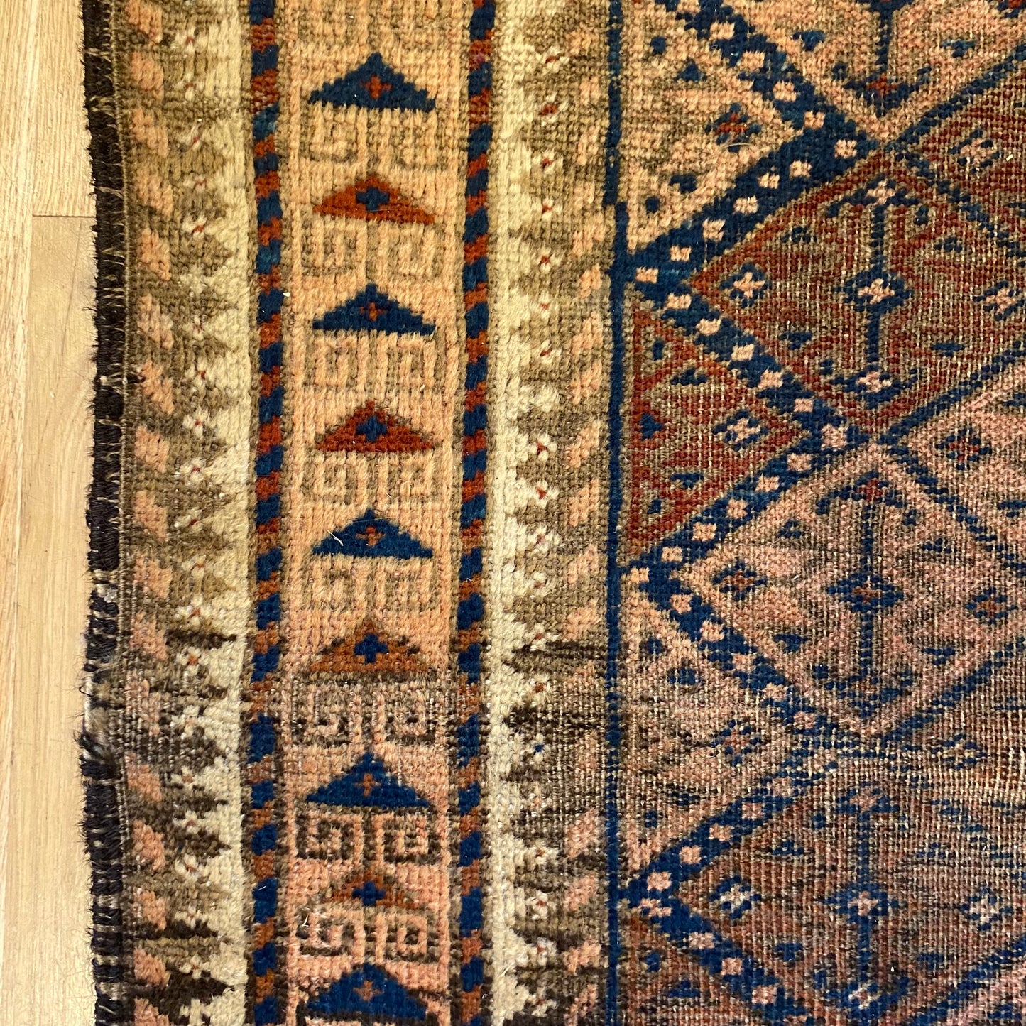 Vintage Rug, 2' 10 x 5' Blue