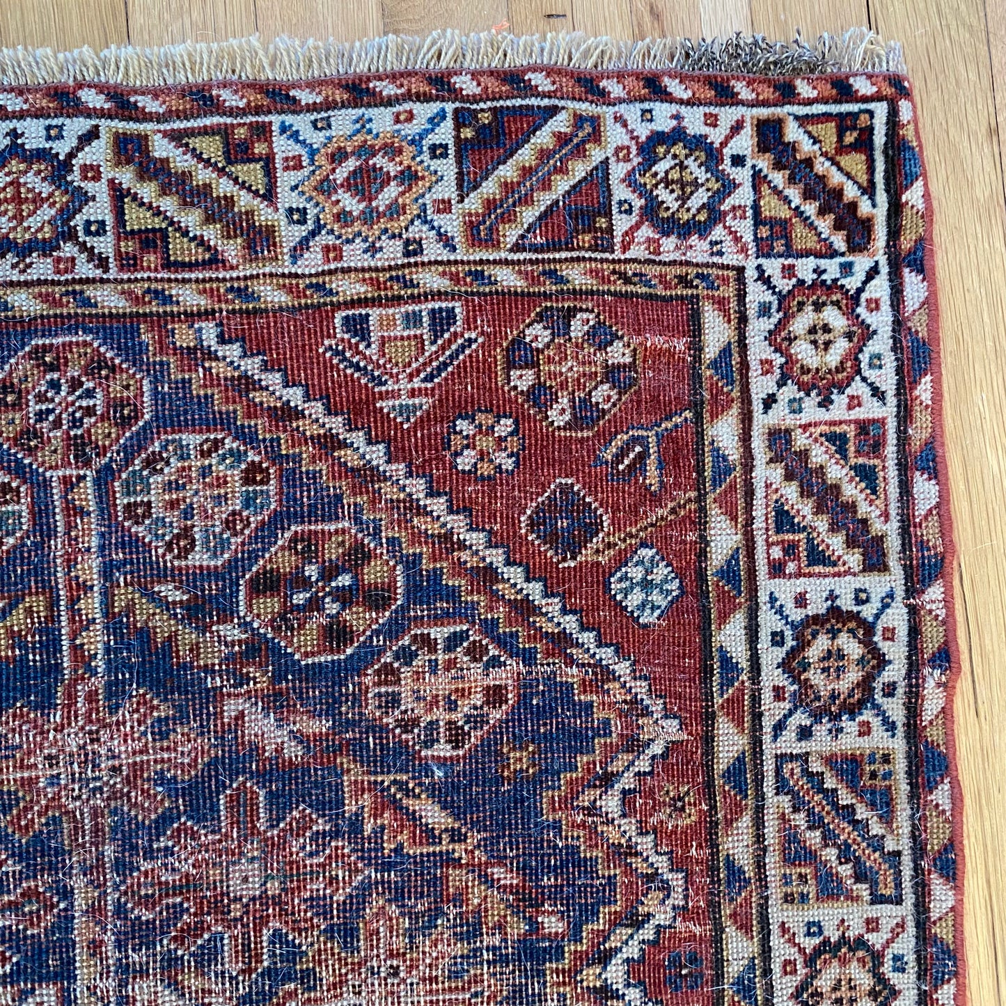 Vintage Rug, 2' 7 x 4' 2 Red Brown