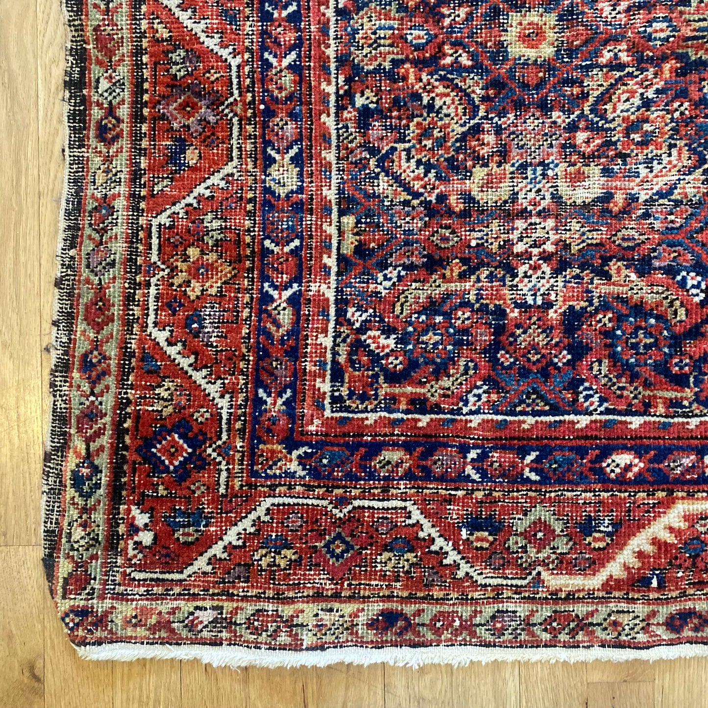 Vintage Rug, 4' 1 x 6' 8 Blue