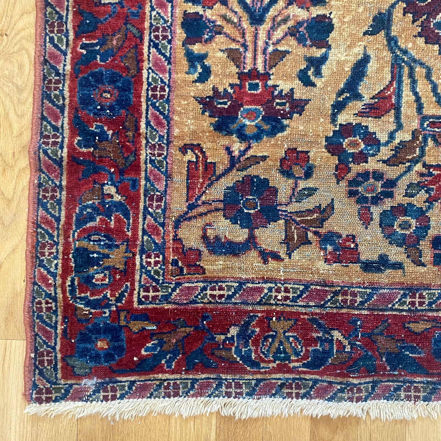 Vintage Rug, 3' 7 x 5' Gold
