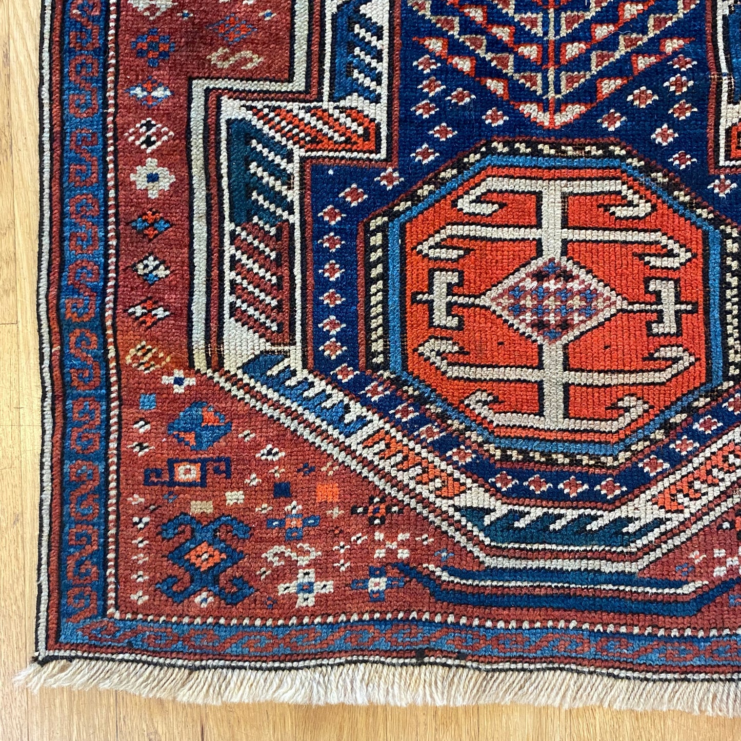 Antique Rug, 2' 2 x 4' 2 Caucasian