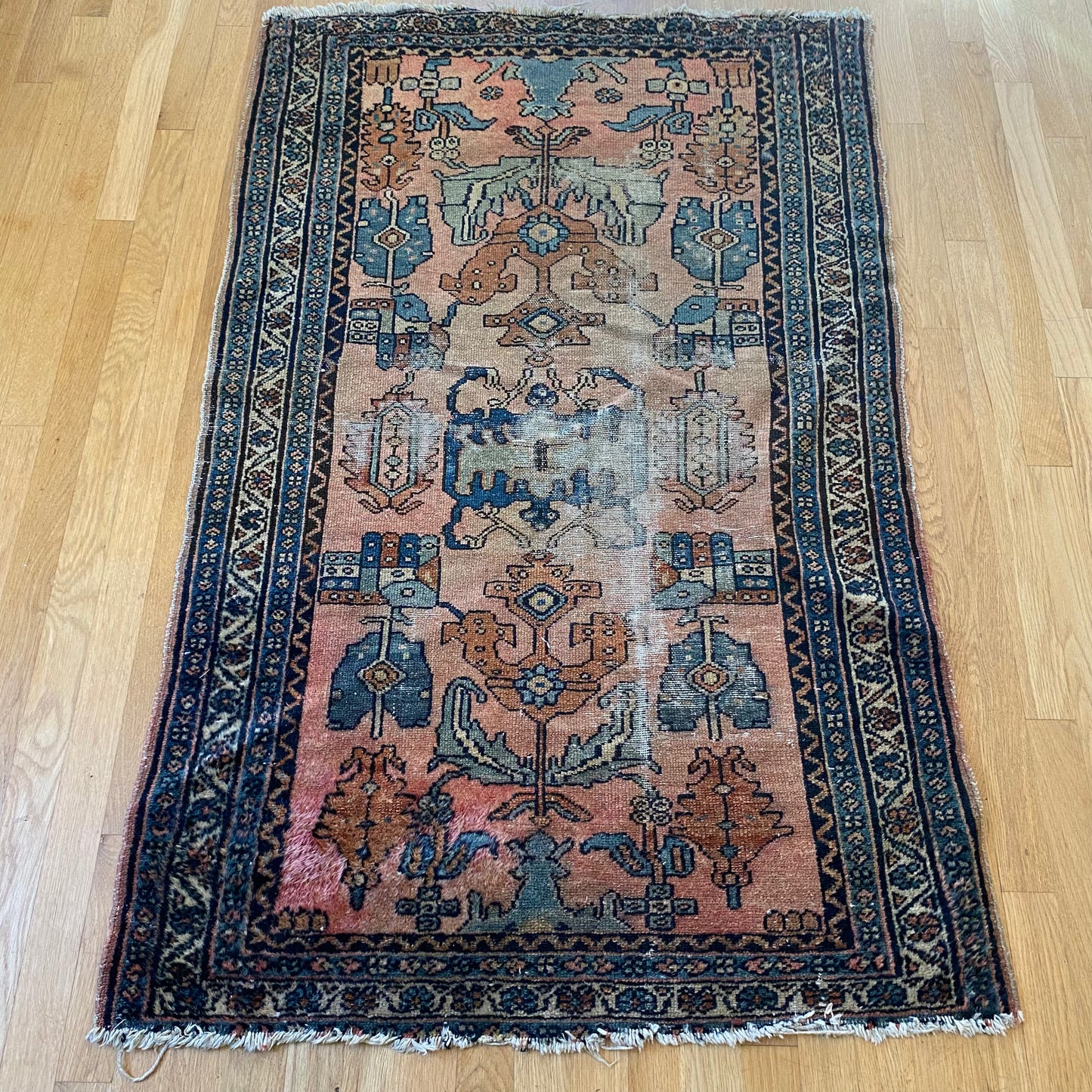 Vintage Rug, 3' 2 x 4' 11 Pink