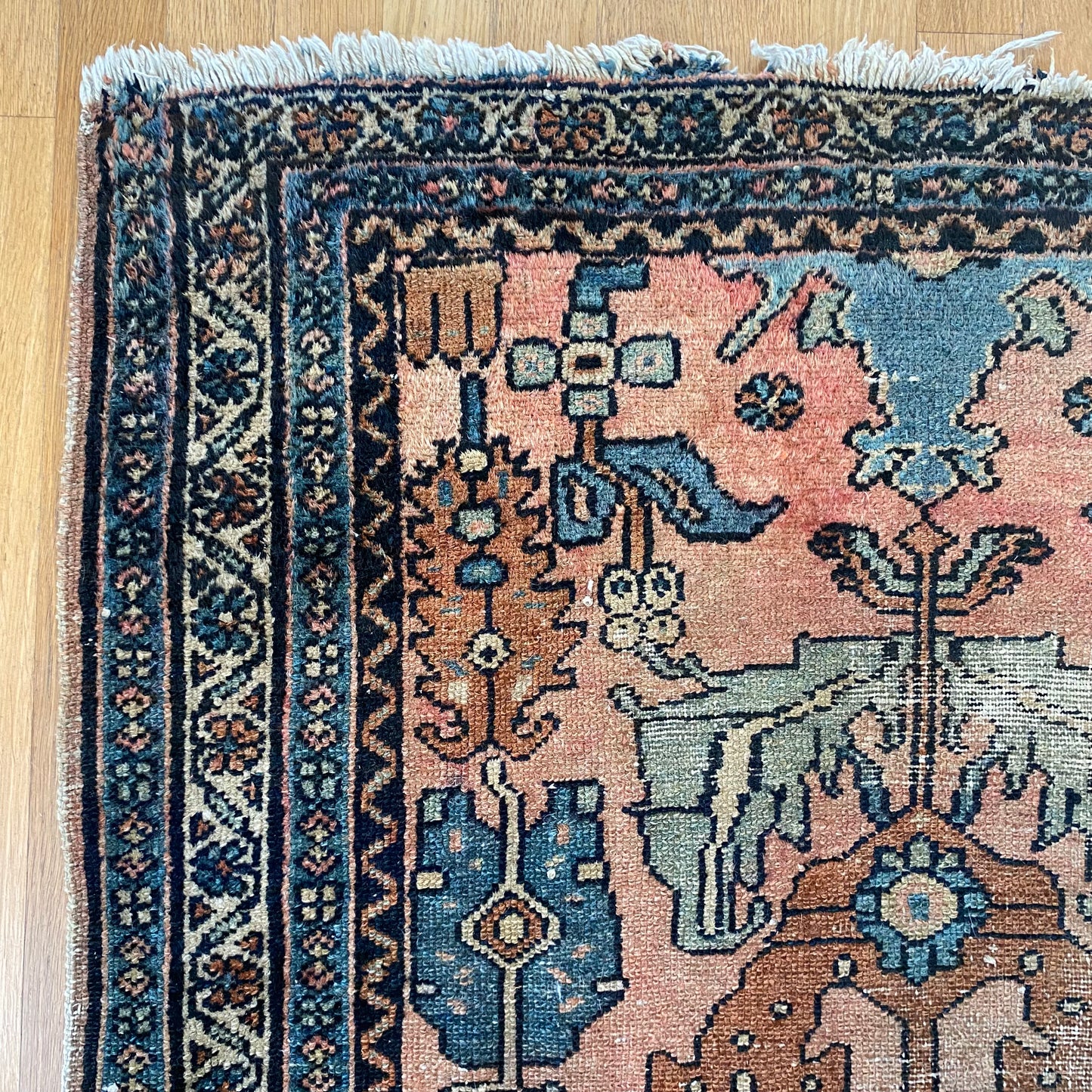 Vintage Rug, 3' 2 x 4' 11 Pink