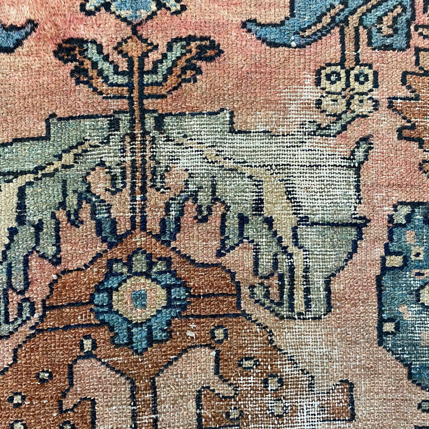 Vintage Rug, 3' 2 x 4' 11 Pink
