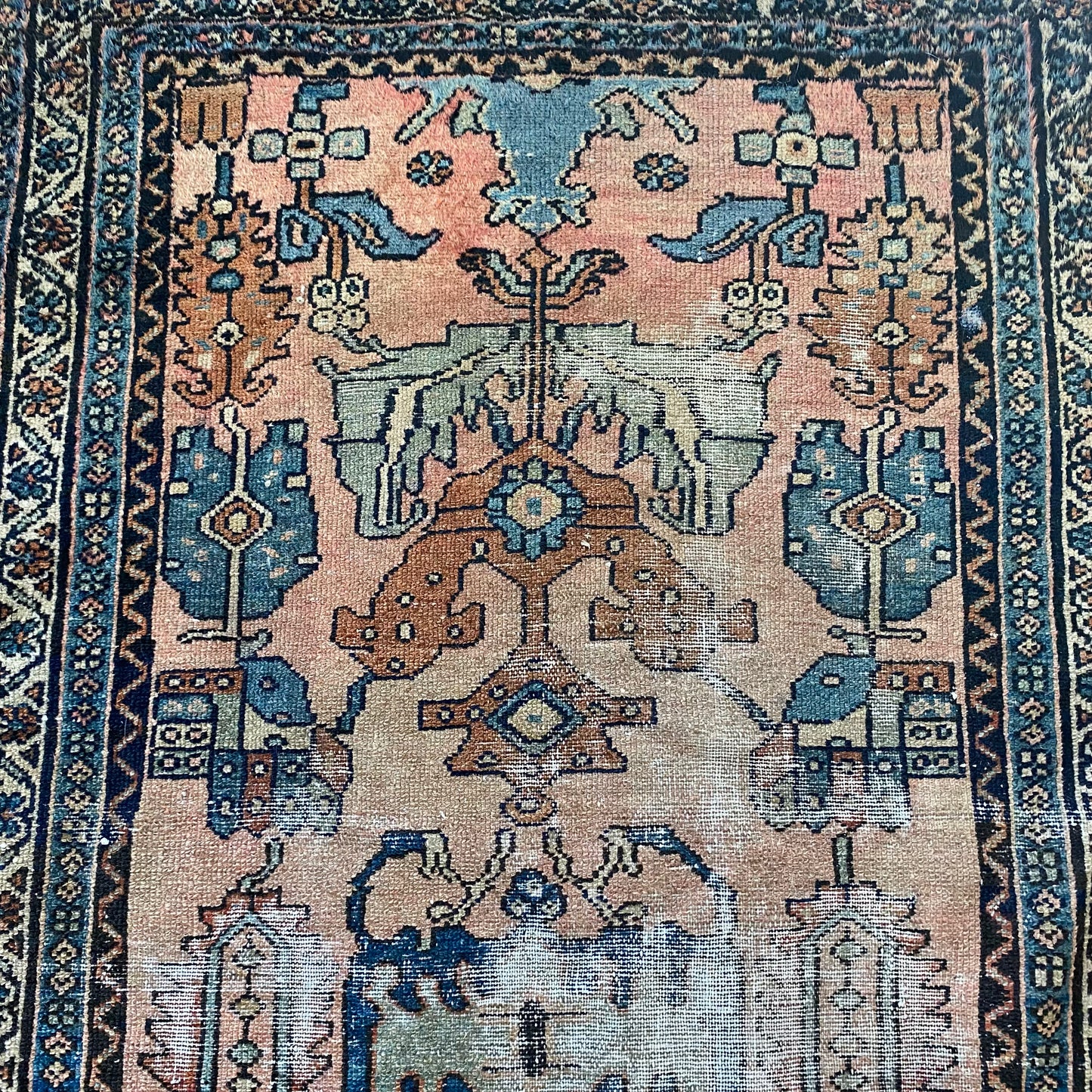 Vintage Rug, 3' 2 x 4' 11 Pink