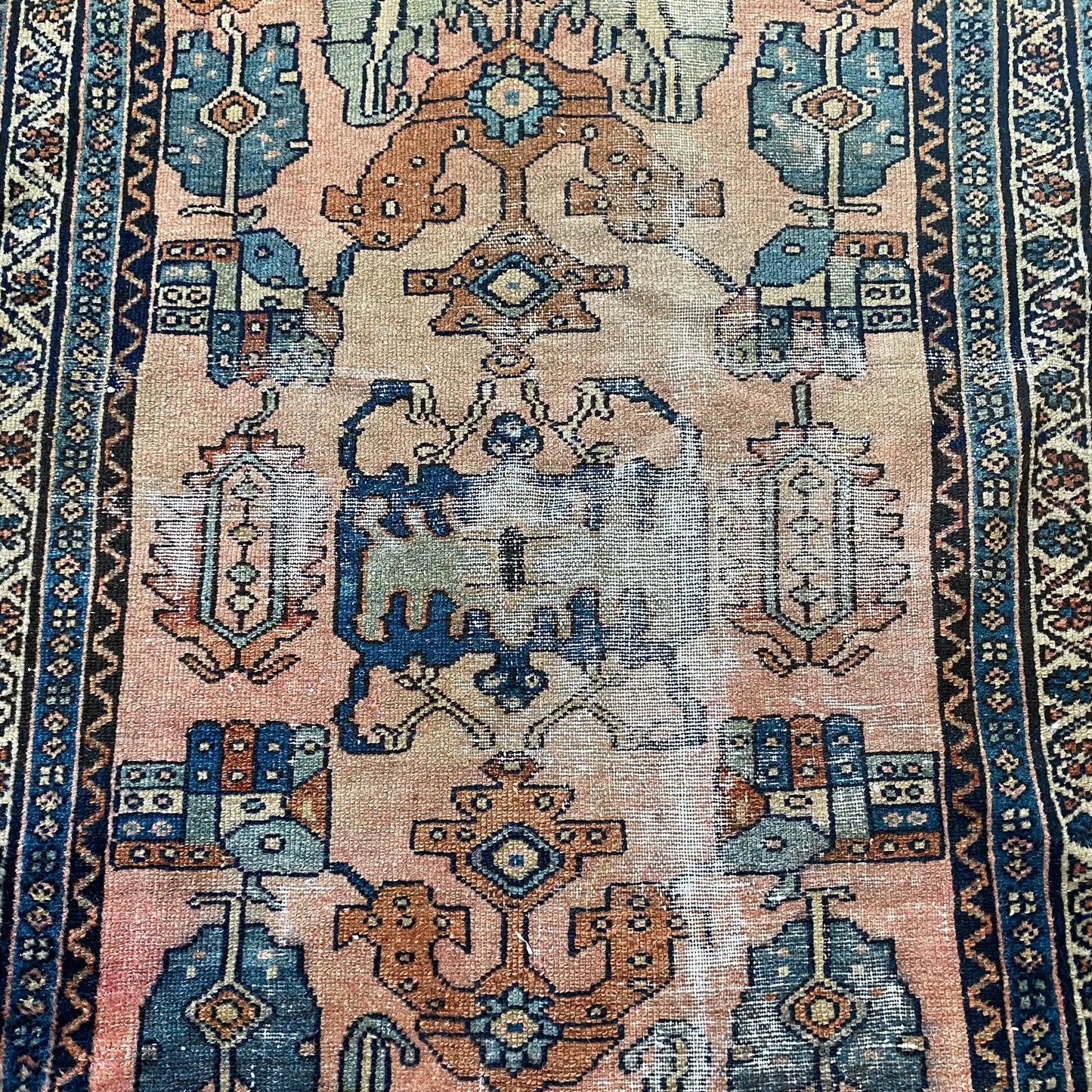 Vintage Rug, 3' 2 x 4' 11 Pink