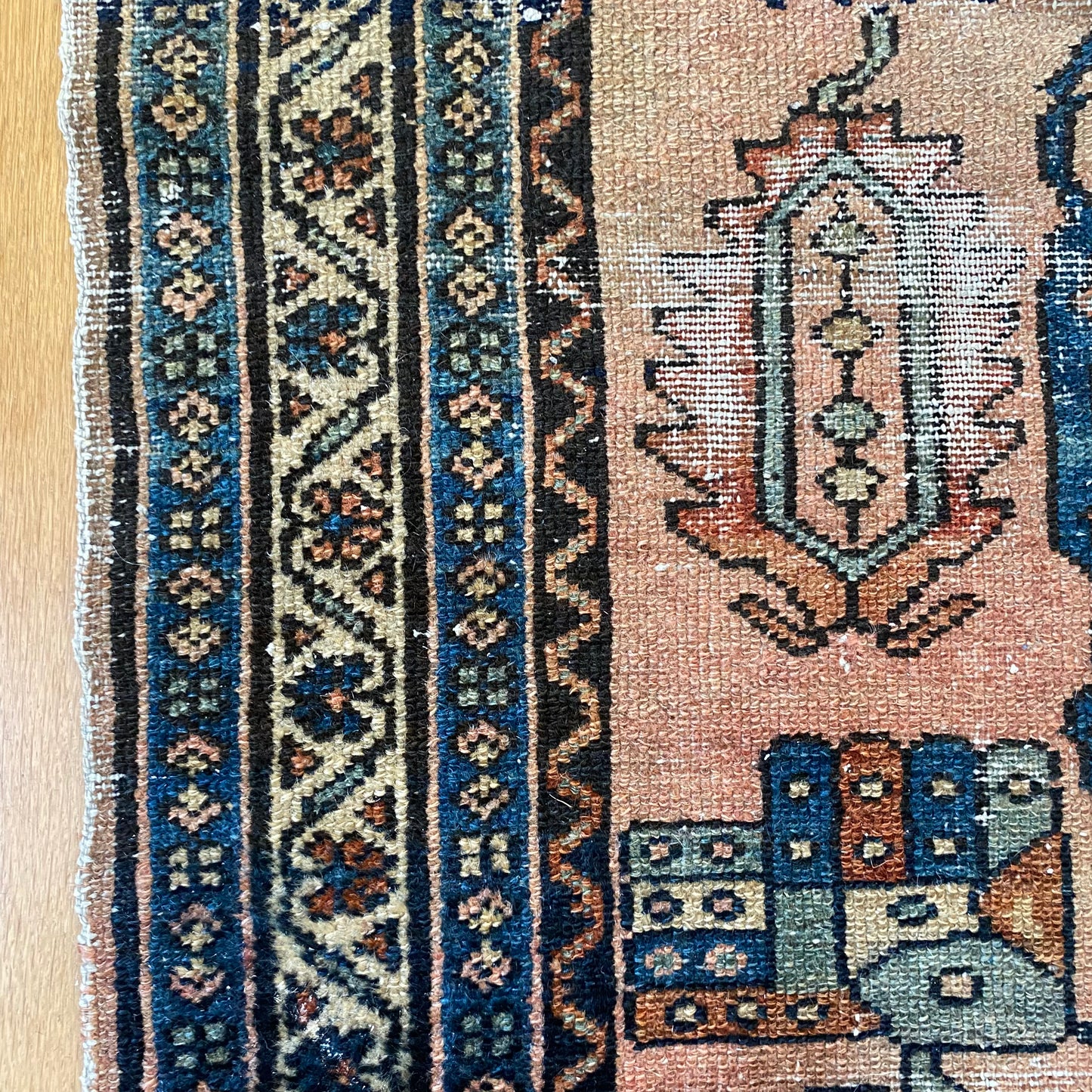 Vintage Rug, 3' 2 x 4' 11 Pink