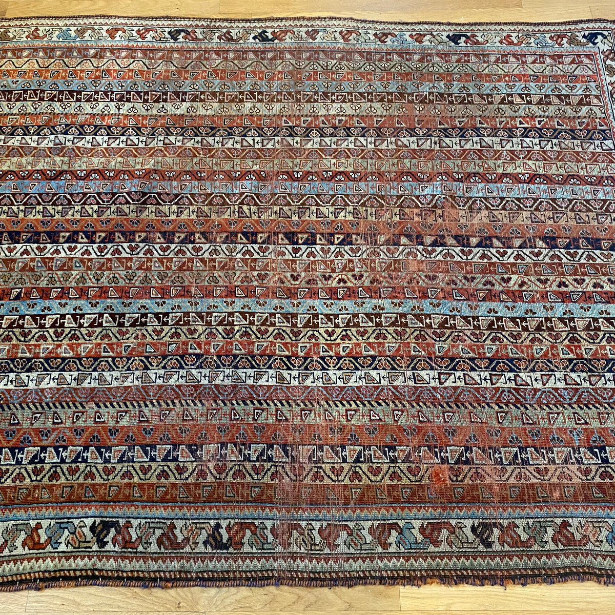 Vintage Rug, 4' 7 x 6' 2 Terracotta