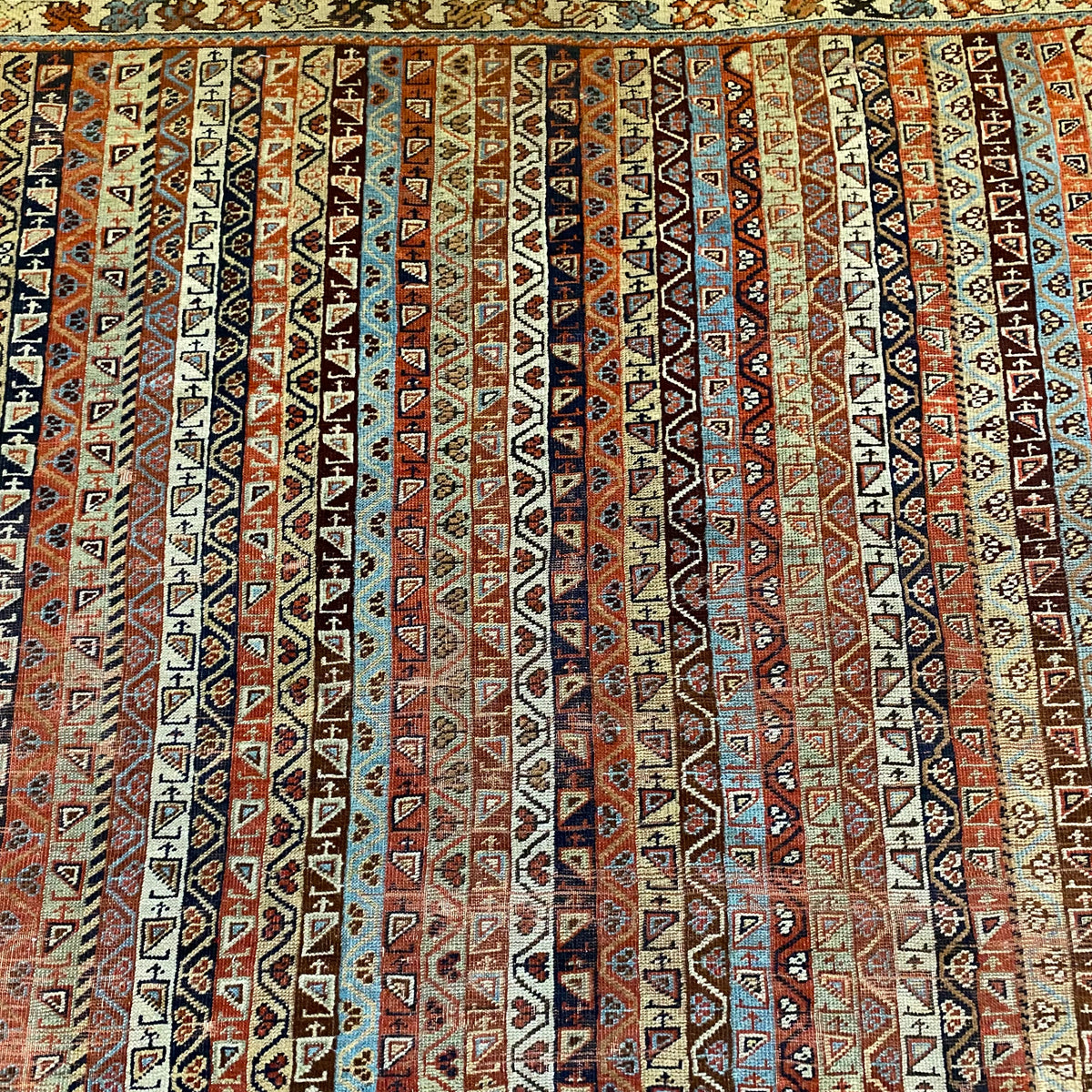 Vintage Rug, 4' 7 x 6' 2 Terracotta