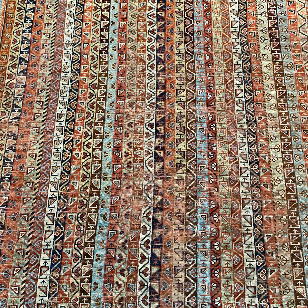 Vintage Rug, 4' 7 x 6' 2 Terracotta