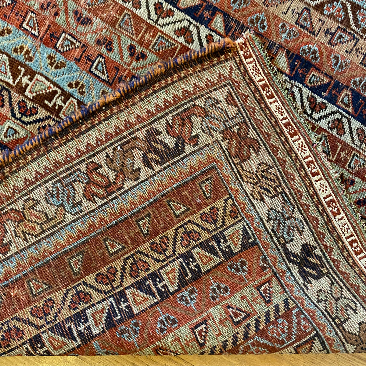 Vintage Rug, 4' 7 x 6' 2 Terracotta