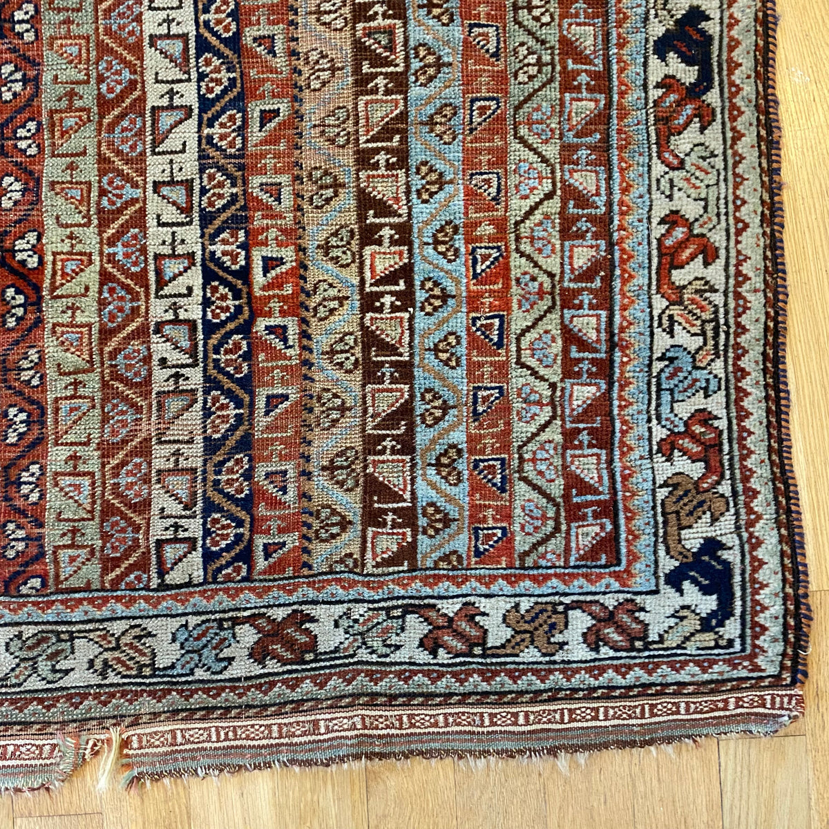 Vintage Rug, 4' 7 x 6' 2 Terracotta