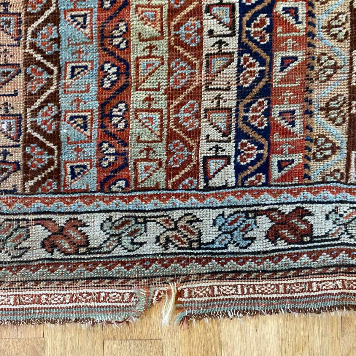 Vintage Rug, 4' 7 x 6' 2 Terracotta