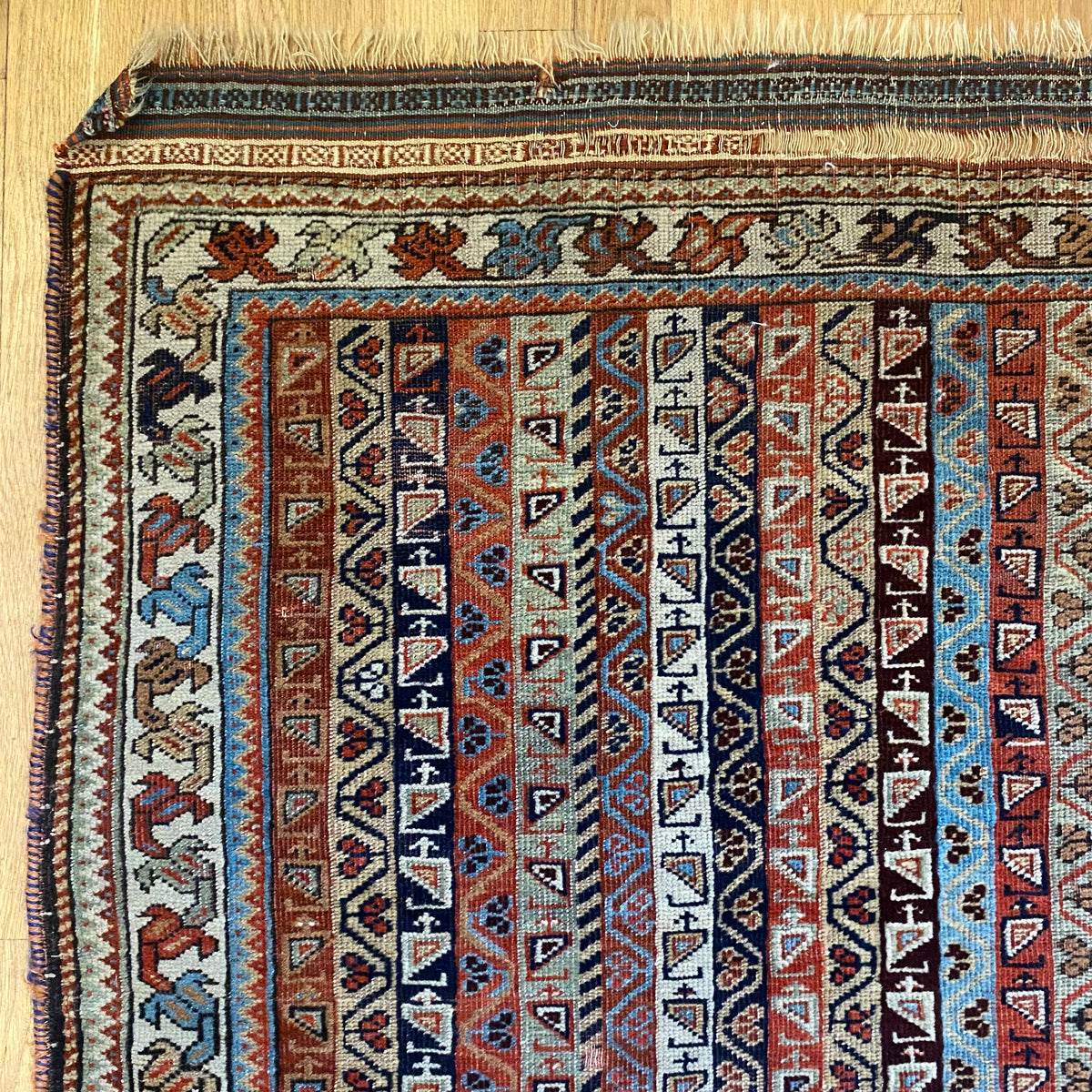 Vintage Rug, 4' 7 x 6' 2 Terracotta