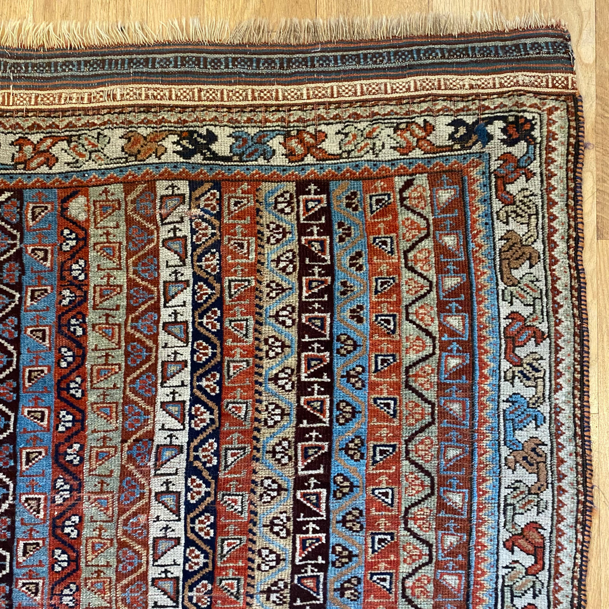 Vintage Rug, 4' 7 x 6' 2 Terracotta
