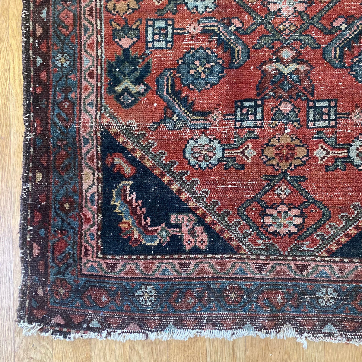 Vintage Rug, 2' 7 x 4' 1 Terracotta