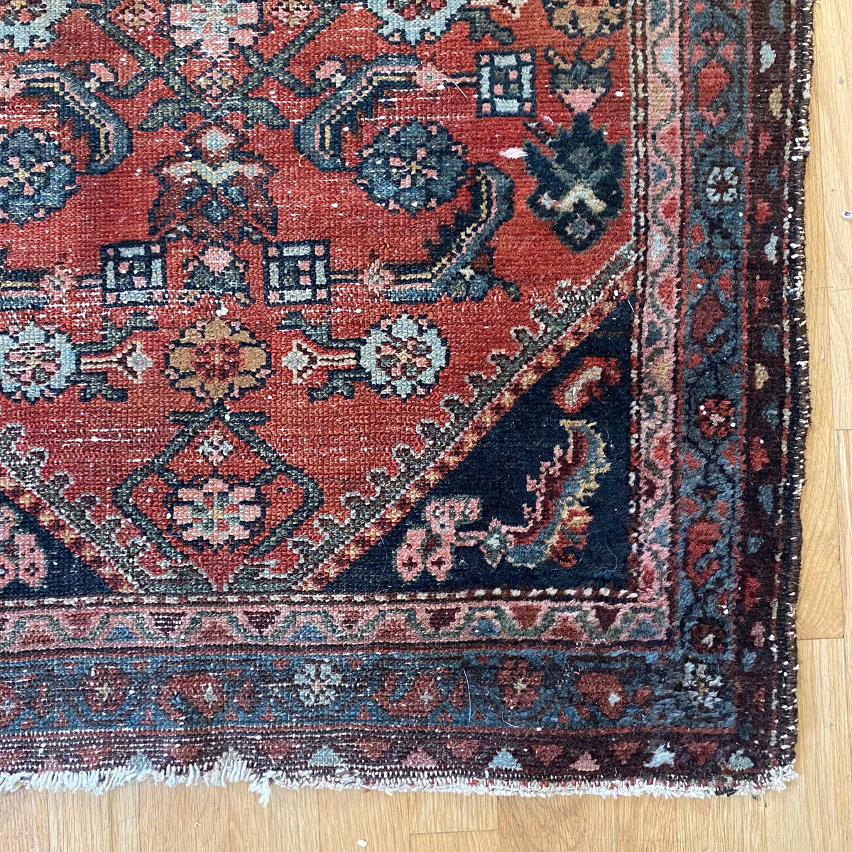 Vintage Rug, 2' 7 x 4' 1 Terracotta