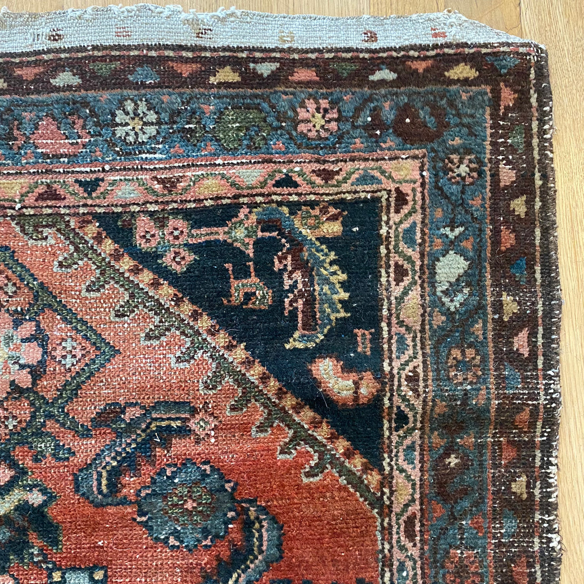 Vintage Rug, 2' 7 x 4' 1 Terracotta