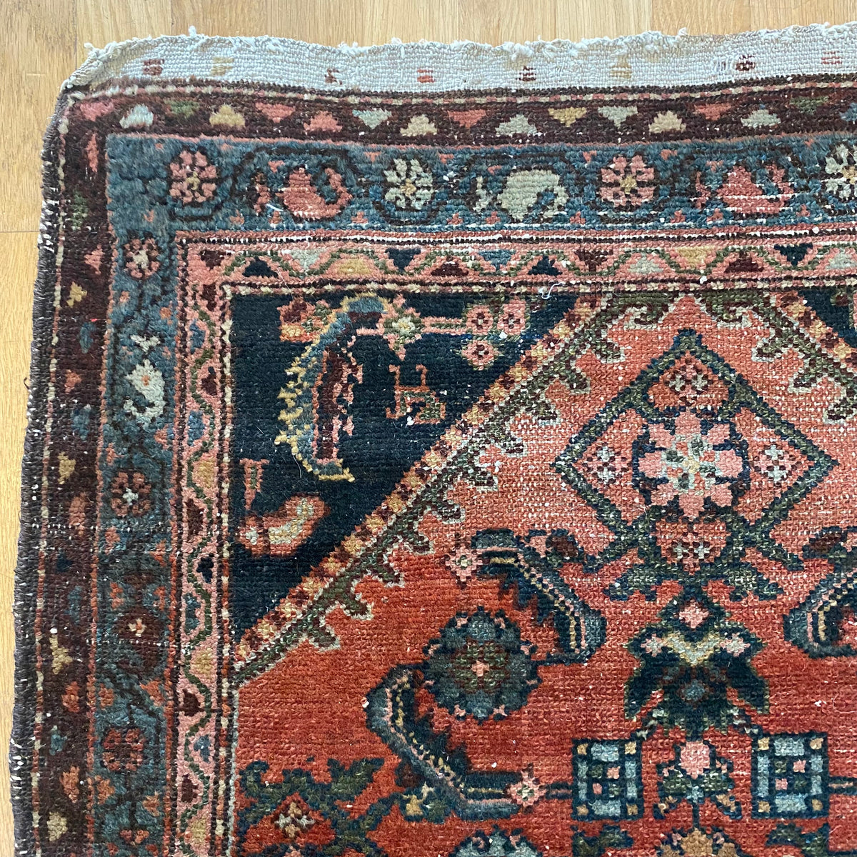 Vintage Rug, 2' 7 x 4' 1 Terracotta