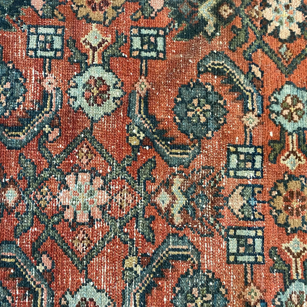 Vintage Rug, 2' 7 x 4' 1 Terracotta