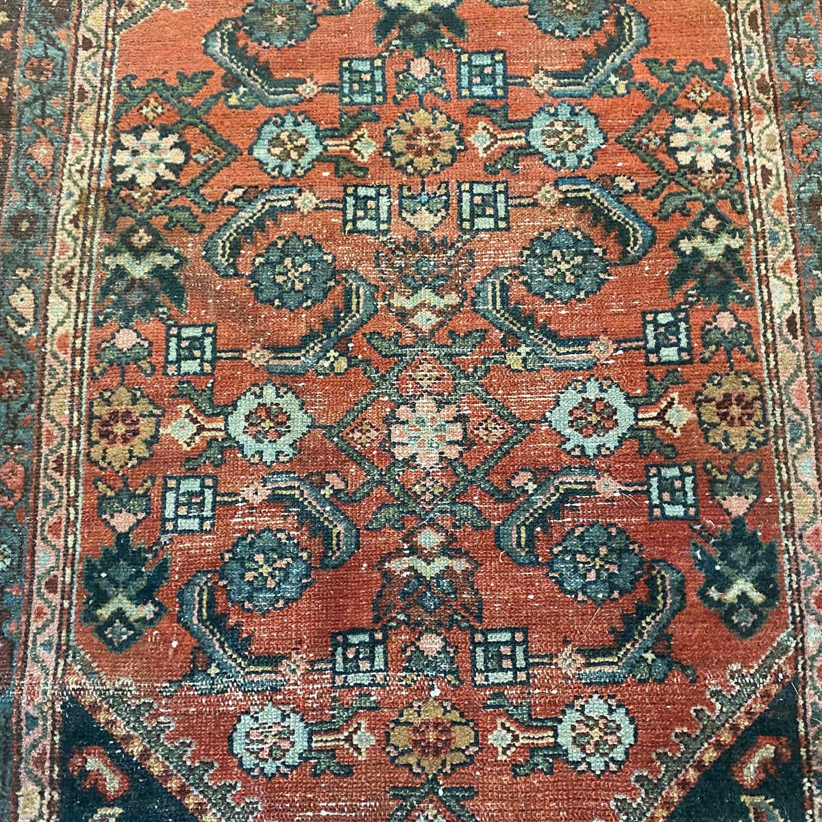 Vintage Rug, 2' 7 x 4' 1 Terracotta