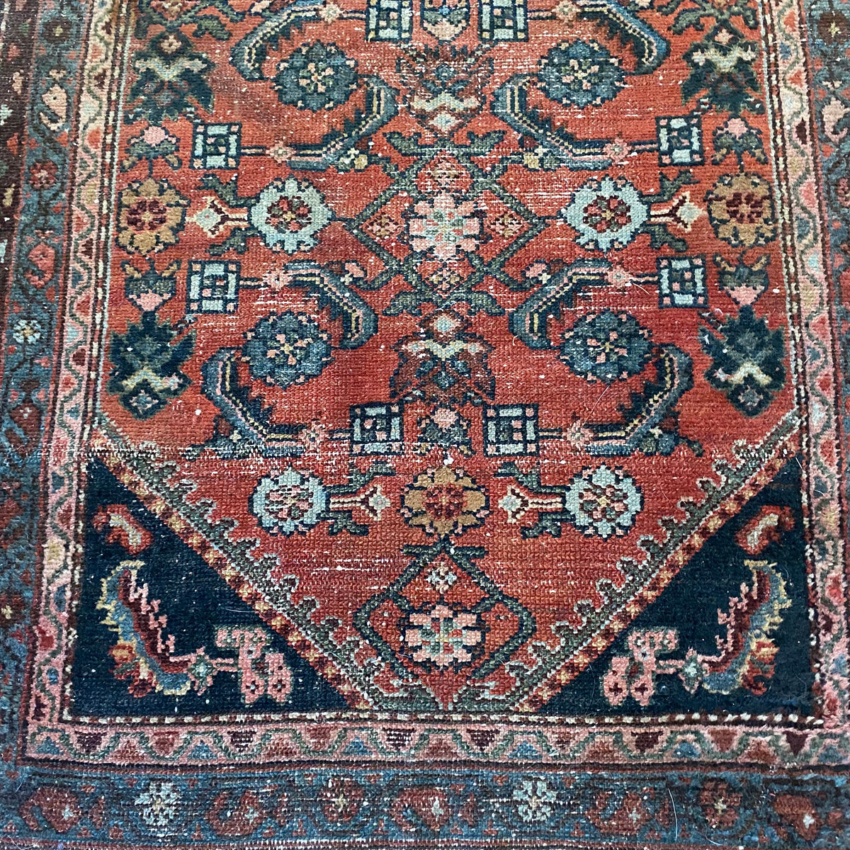 Vintage Rug, 2' 7 x 4' 1 Terracotta