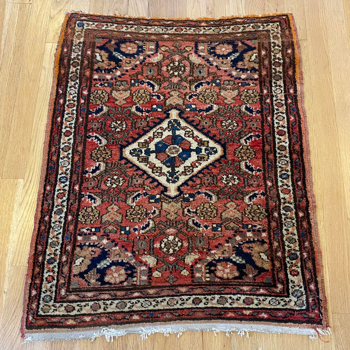 Vintage Rug, 2' 3 x 2' 11 Red