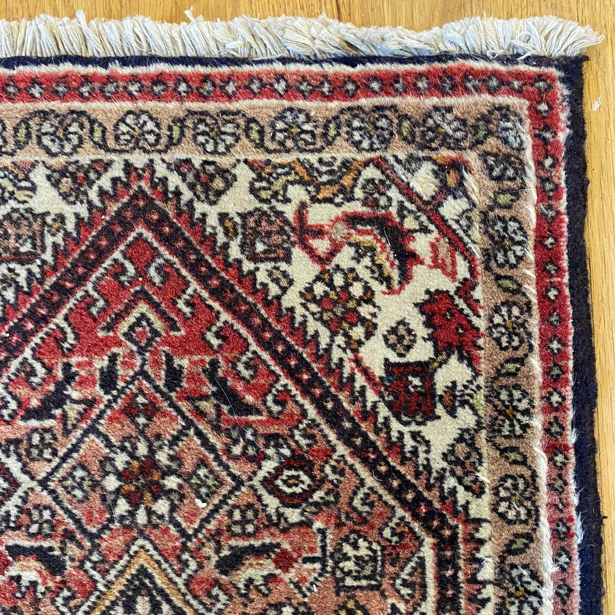 Vintage Rug, 1' 5 x 2' 2 White