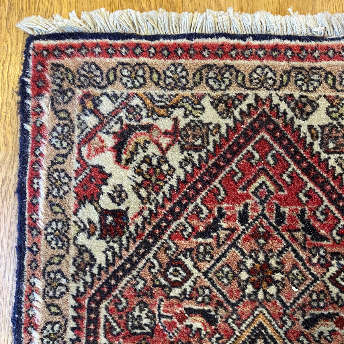 Vintage Rug, 1' 5 x 2' 2 White