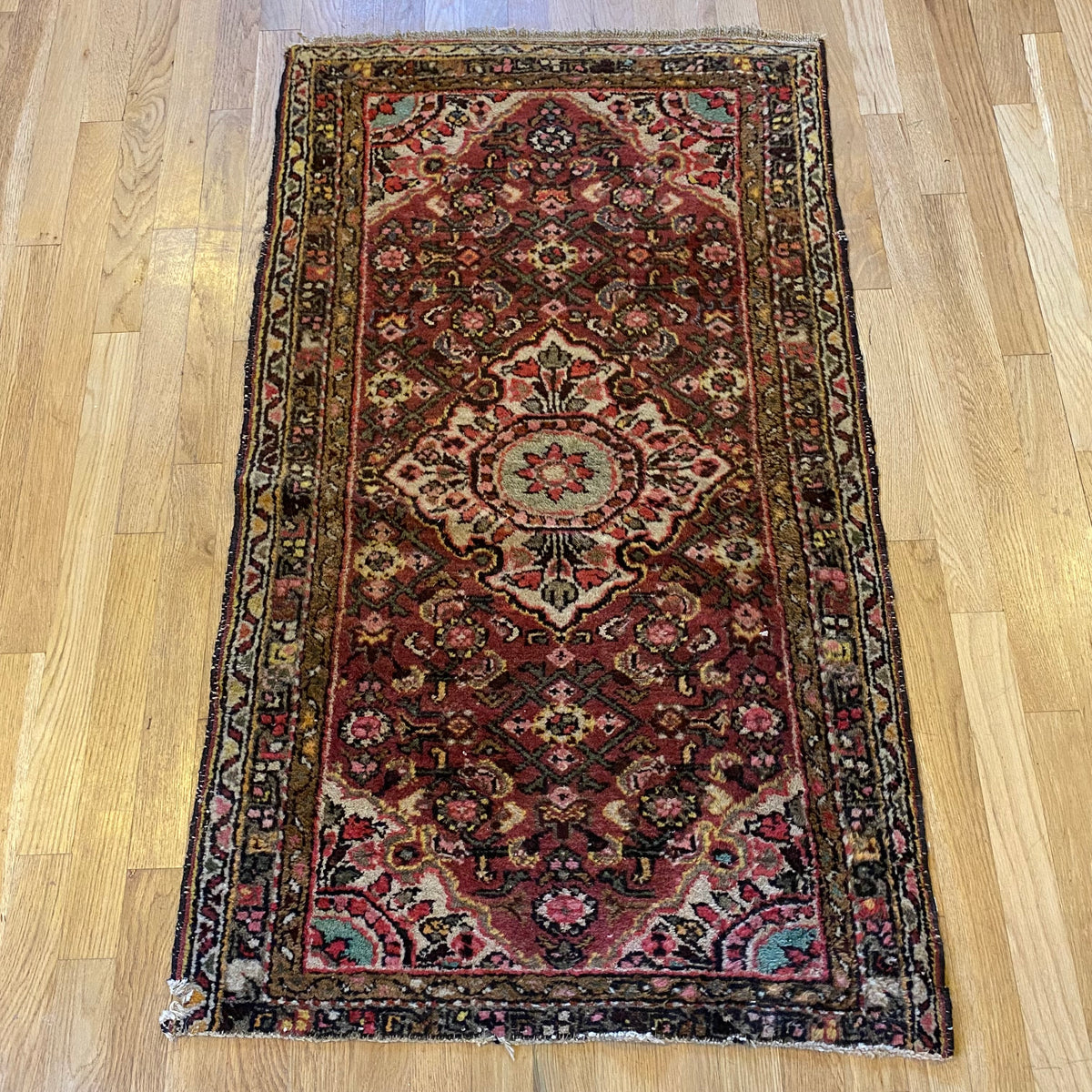 Vintage Rug, 2' 5 x 4' 2 Red