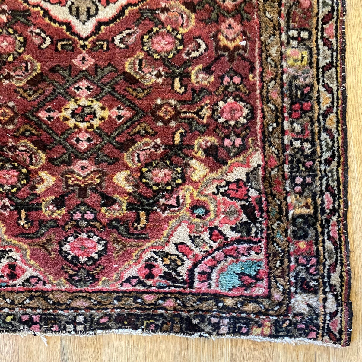 Vintage Rug, 2' 5 x 4' 2 Red