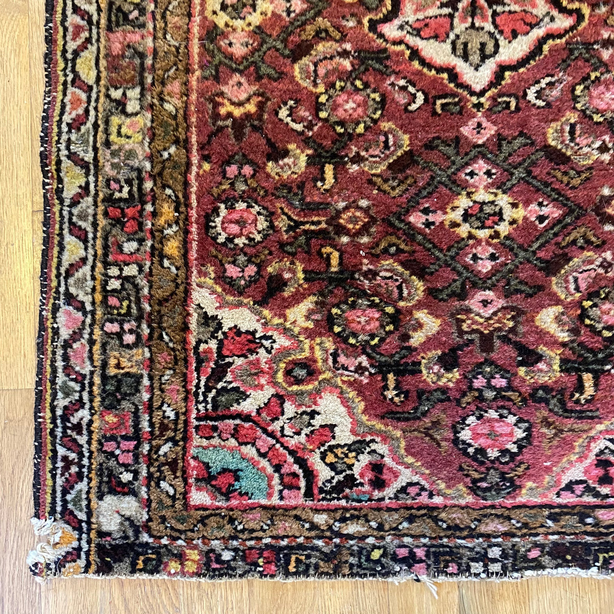 Vintage Rug, 2' 5 x 4' 2 Red