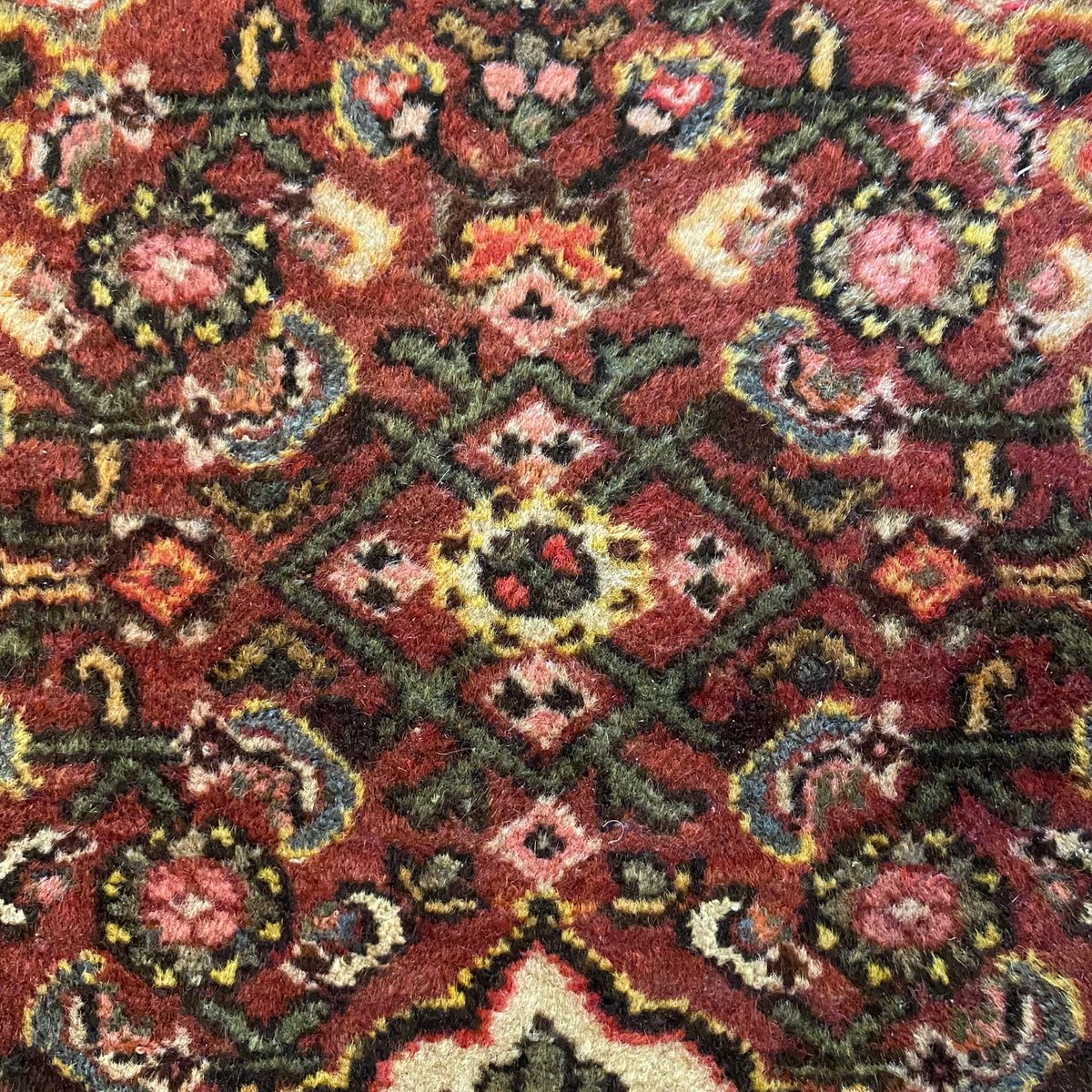 Vintage Rug, 2' 5 x 4' 2 Red