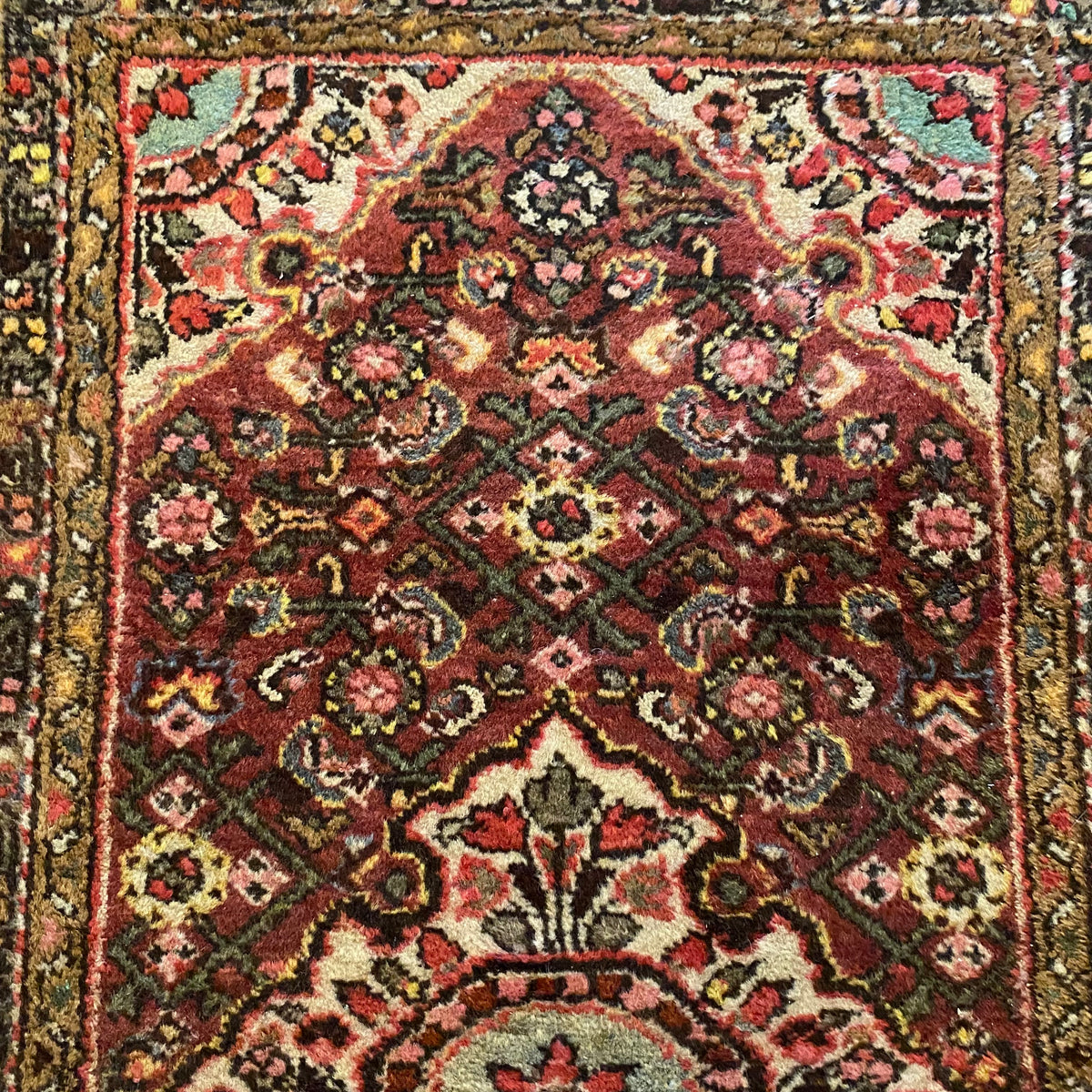 Vintage Rug, 2' 5 x 4' 2 Red