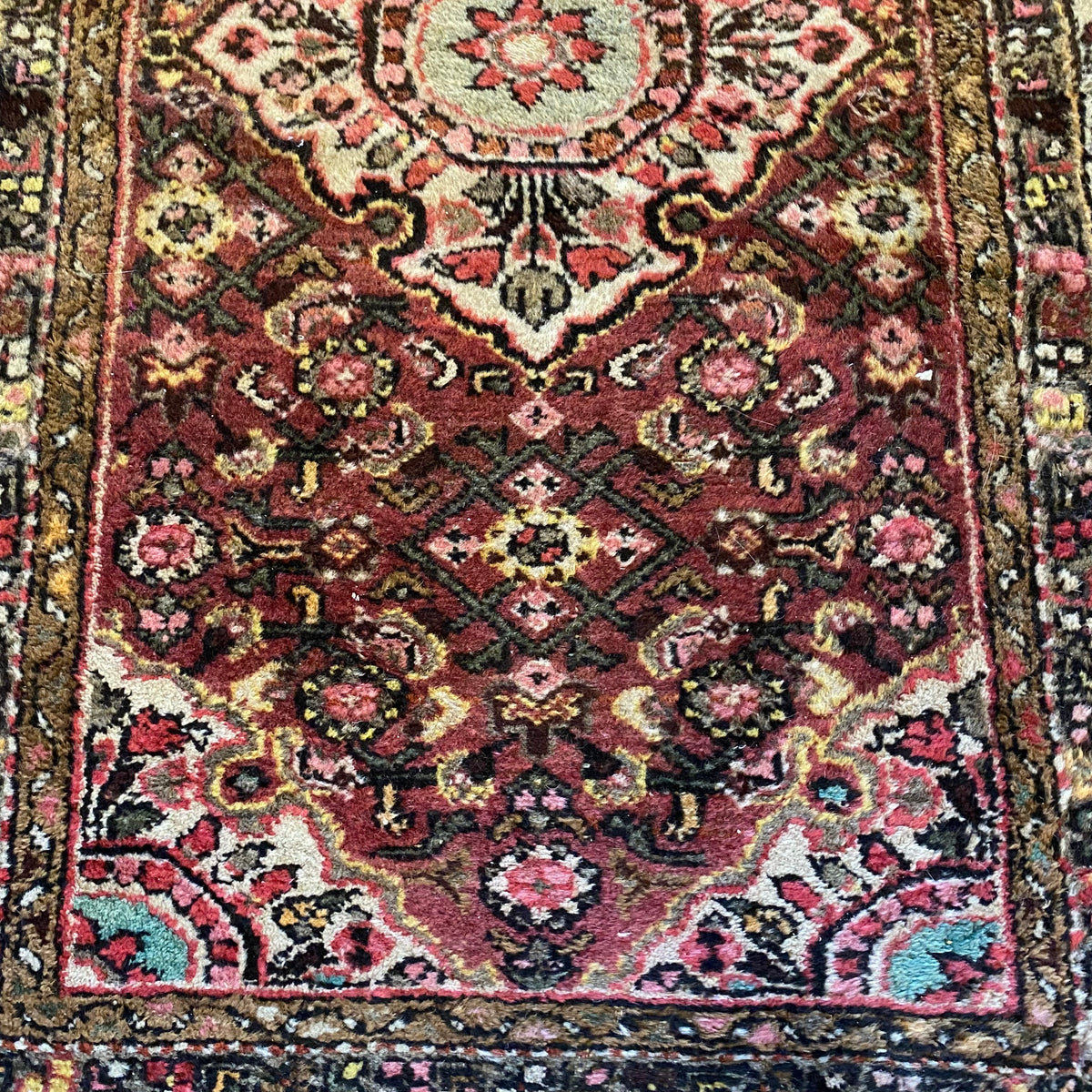 Vintage Rug, 2' 5 x 4' 2 Red