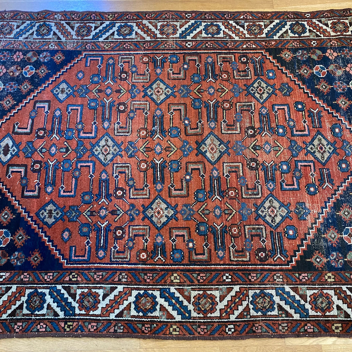 Vintage Rug, 4' 3 x 6' 5 Terracotta