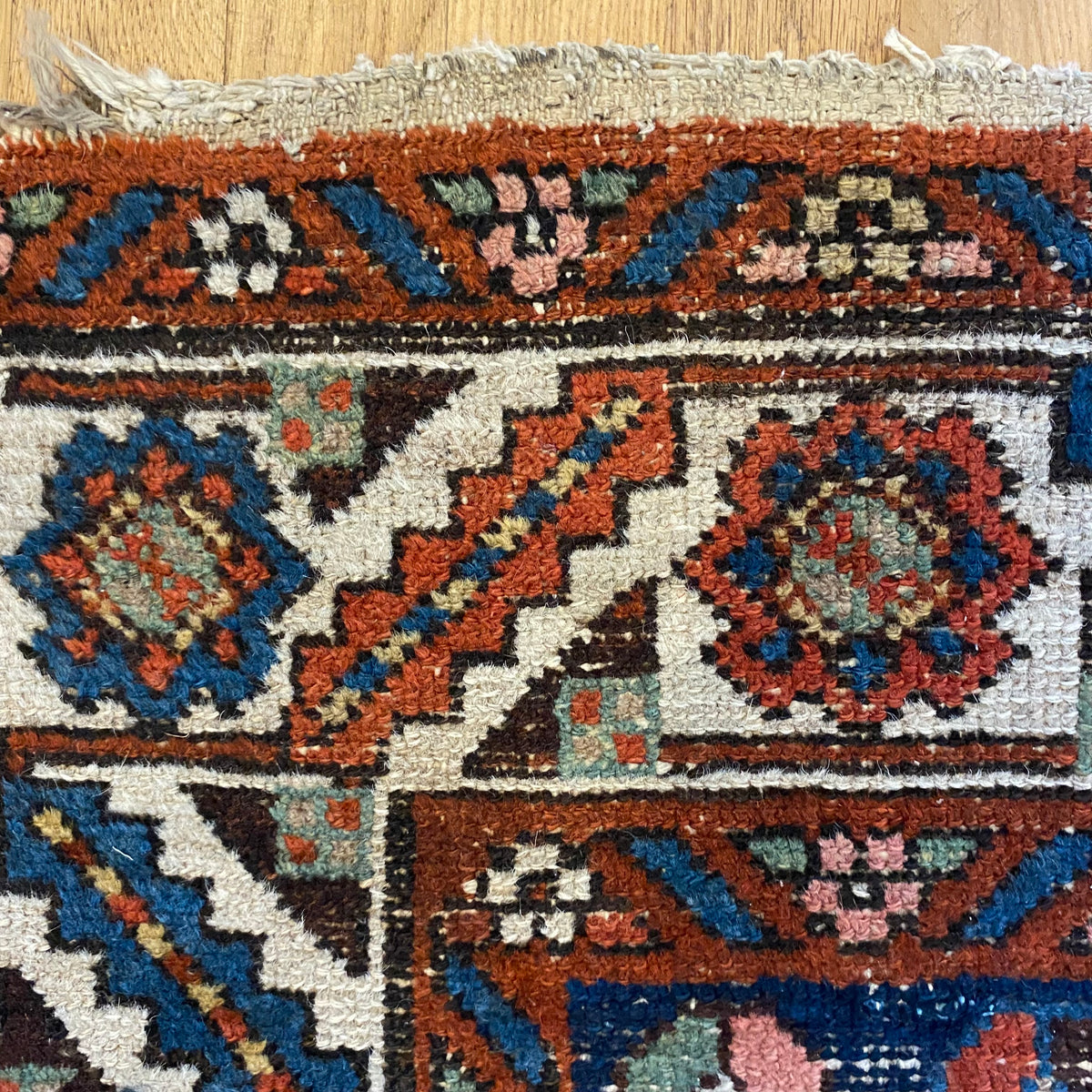 Vintage Rug, 4' 3 x 6' 5 Terracotta