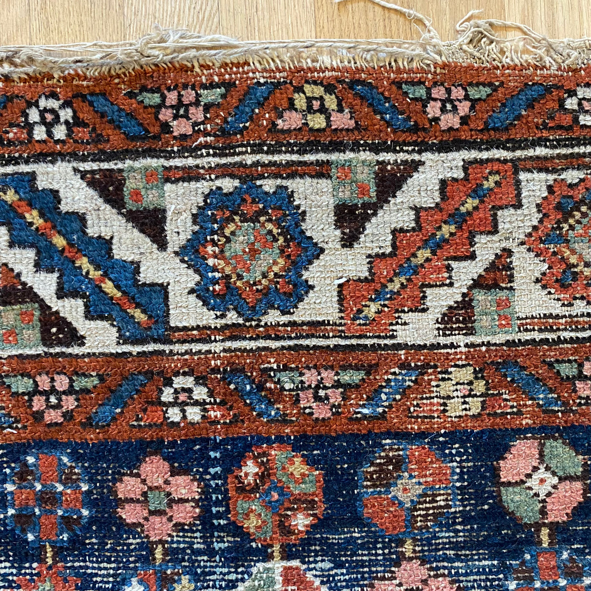 Vintage Rug, 4' 3 x 6' 5 Terracotta