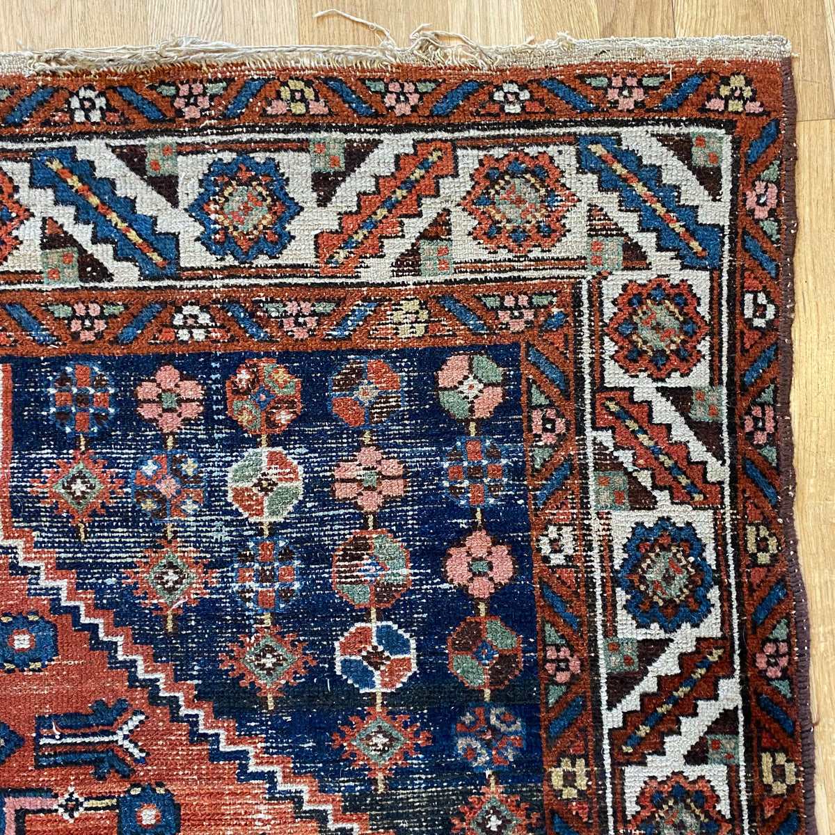 Vintage Rug, 4' 3 x 6' 5 Terracotta