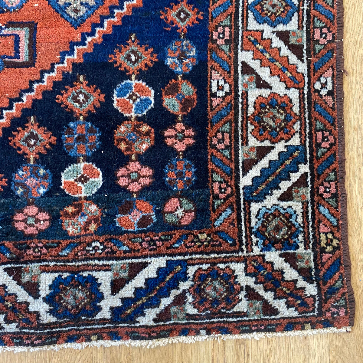 Vintage Rug, 4' 3 x 6' 5 Terracotta