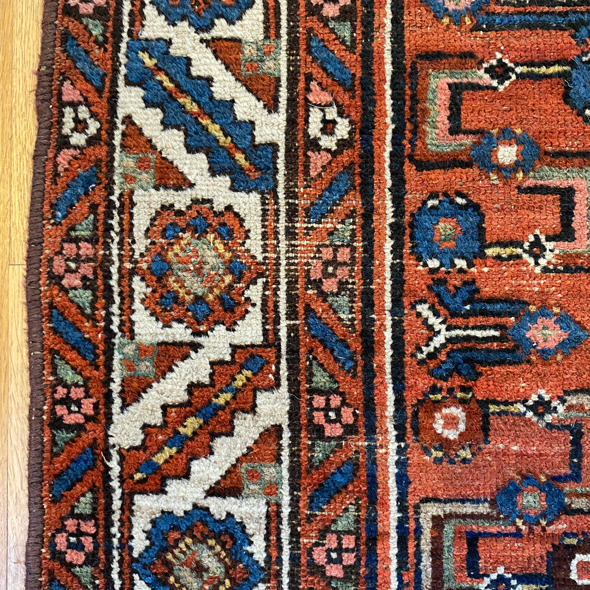 Vintage Rug, 4' 3 x 6' 5 Terracotta