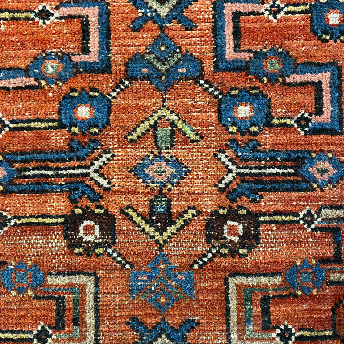 Vintage Rug, 4' 3 x 6' 5 Terracotta