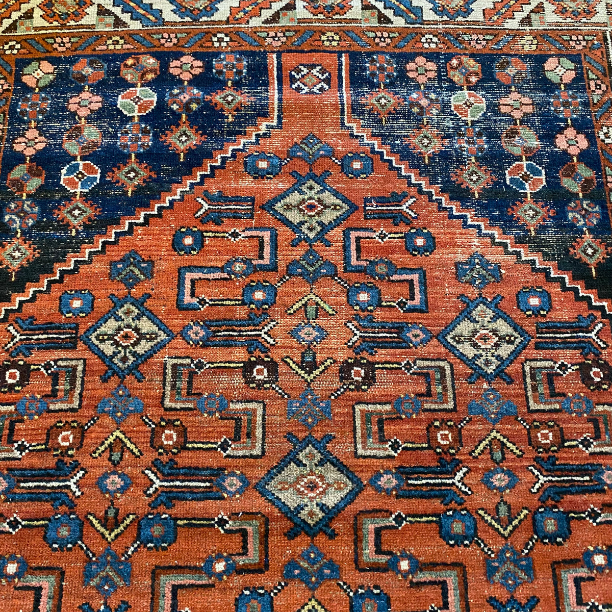 Vintage Rug, 4' 3 x 6' 5 Terracotta