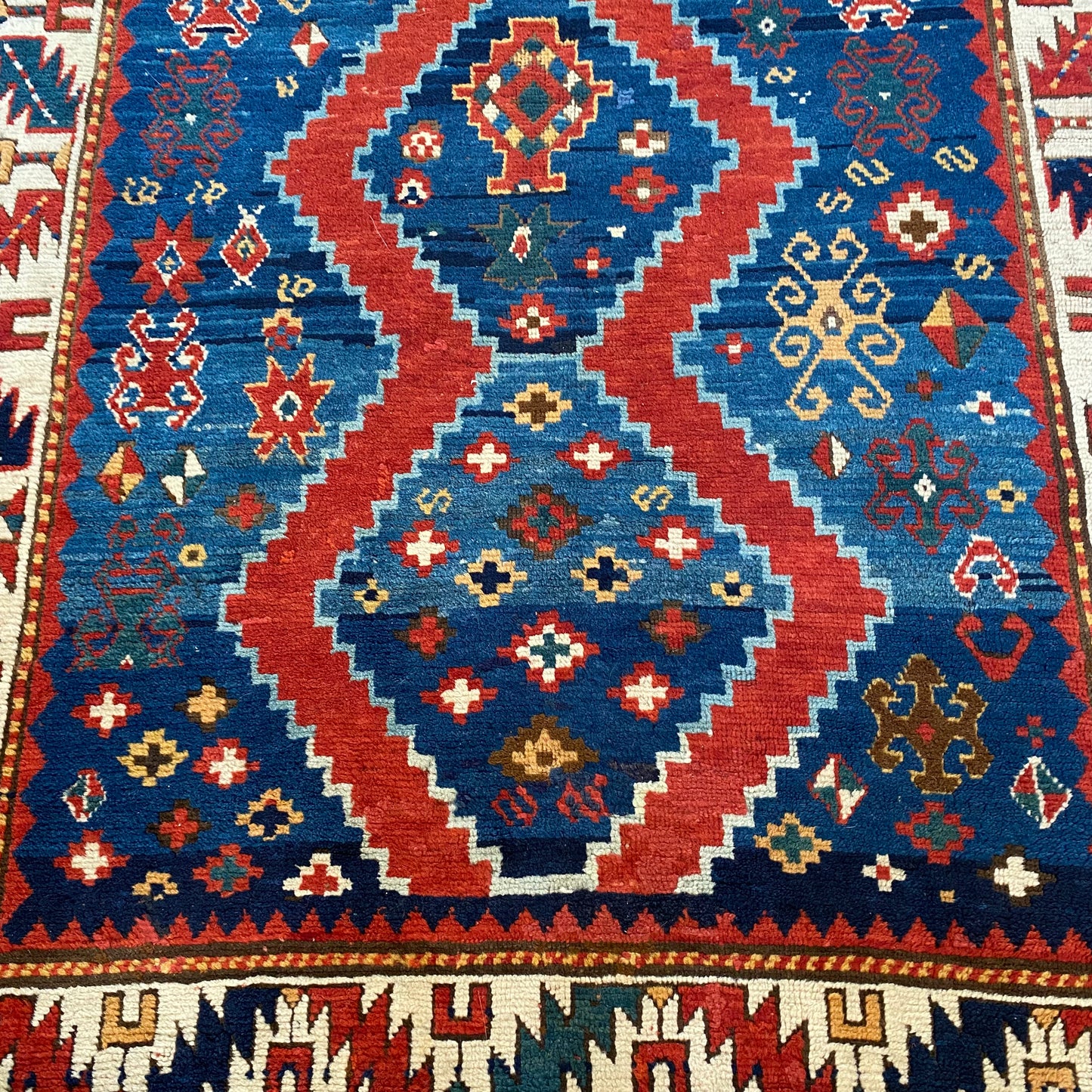 Vintage Rug, 4' 6 x 7' 10 Blue