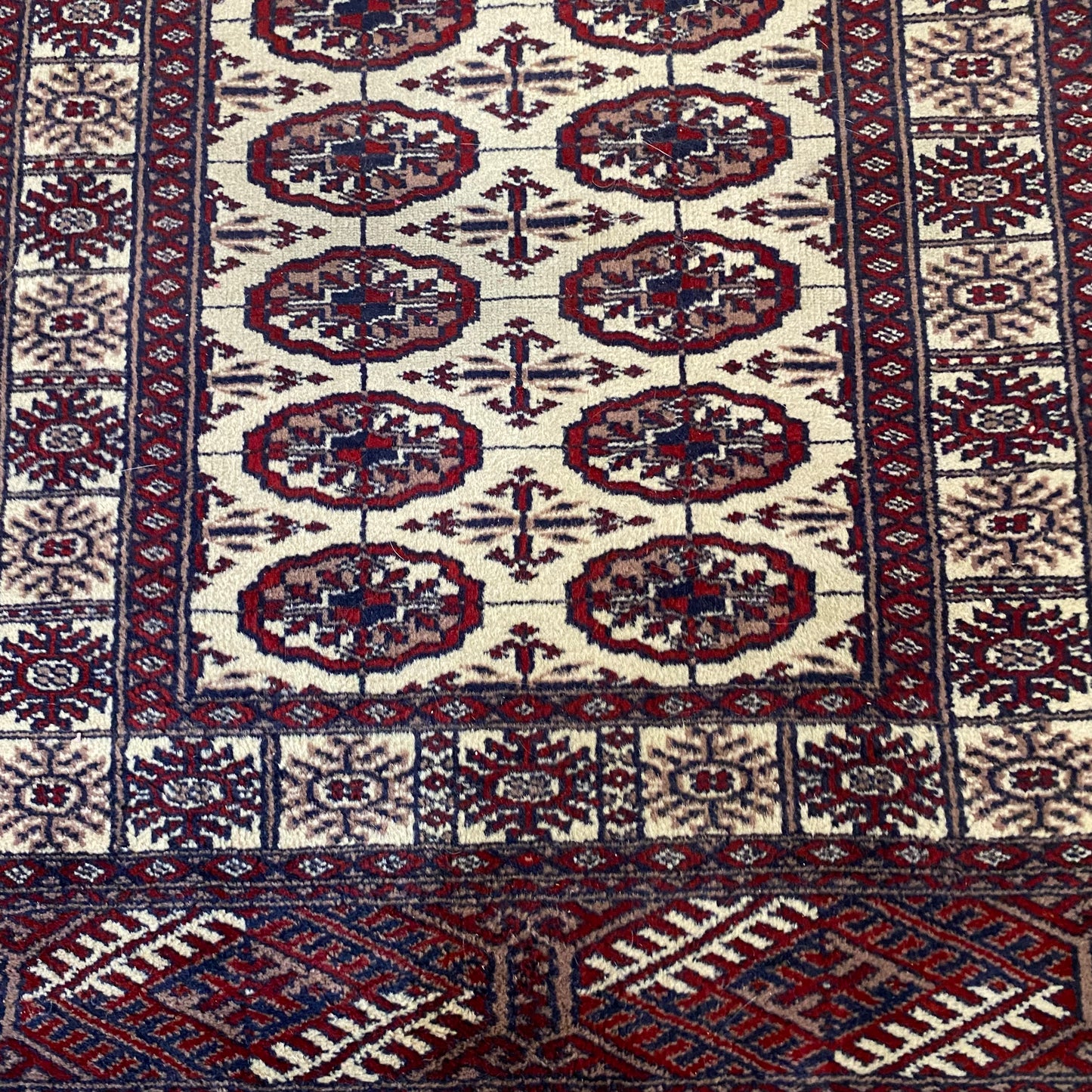 Vintage Rug, 2' 2 x 3' 9 White