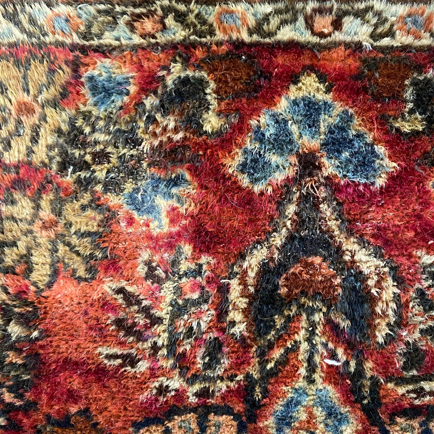 Vintage Rug, 2' 7 x 4' Pink