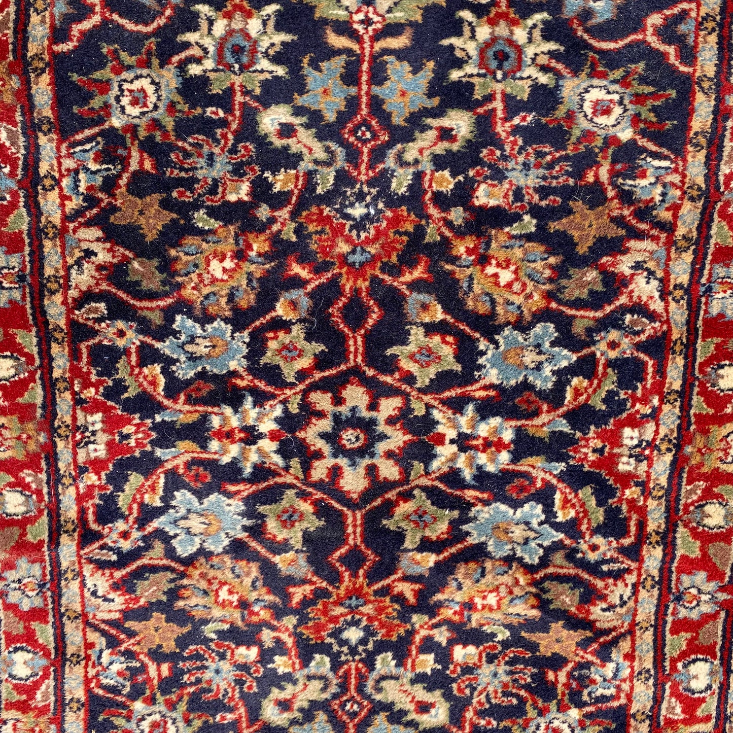 Vintage Rug, 2' 3 x 3' 3 Blue